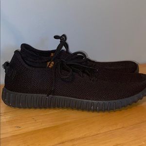 Black sneakers